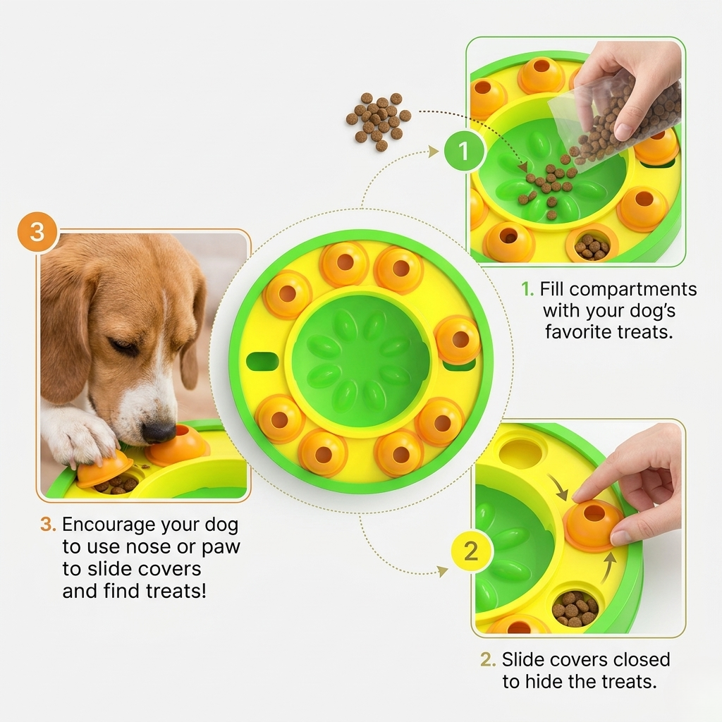 Interactive Puzzle Feeder