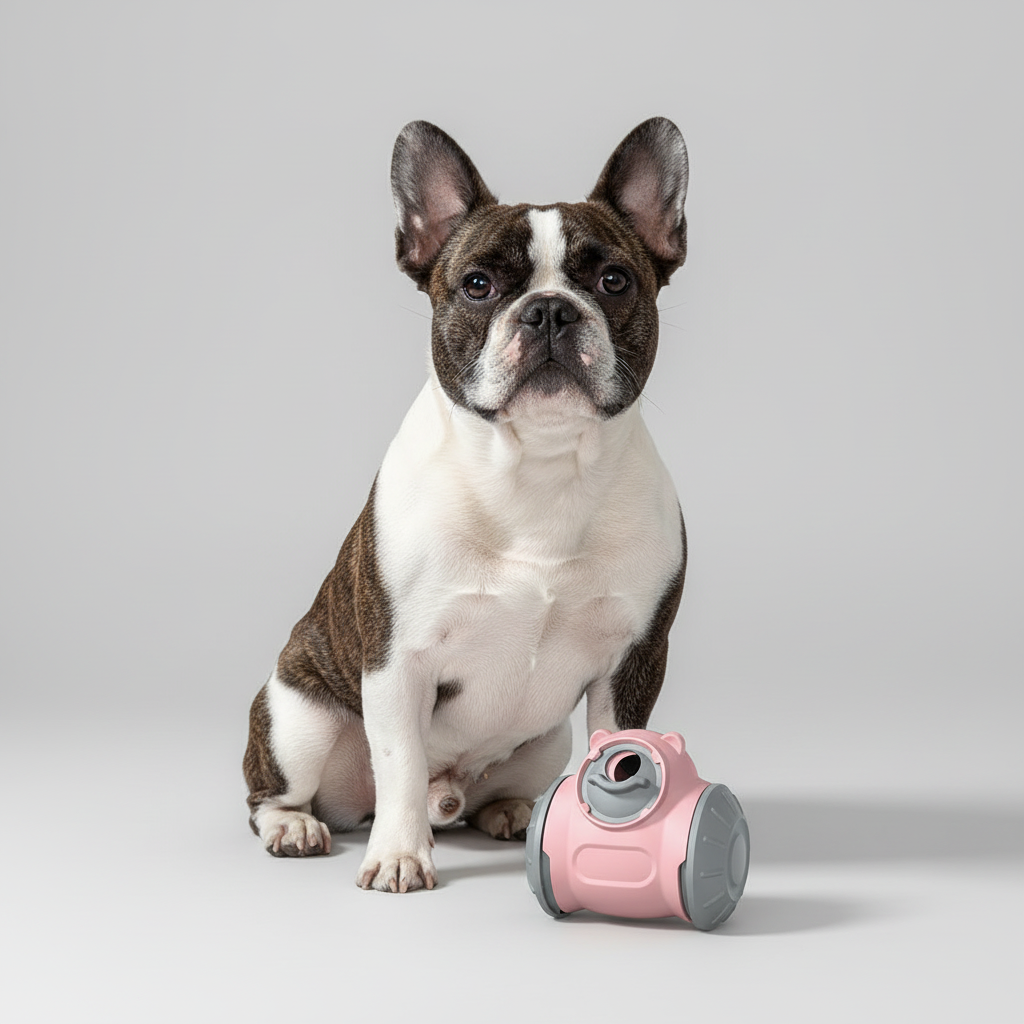 Interactive Slow Feeder Toy with Adjustable Release