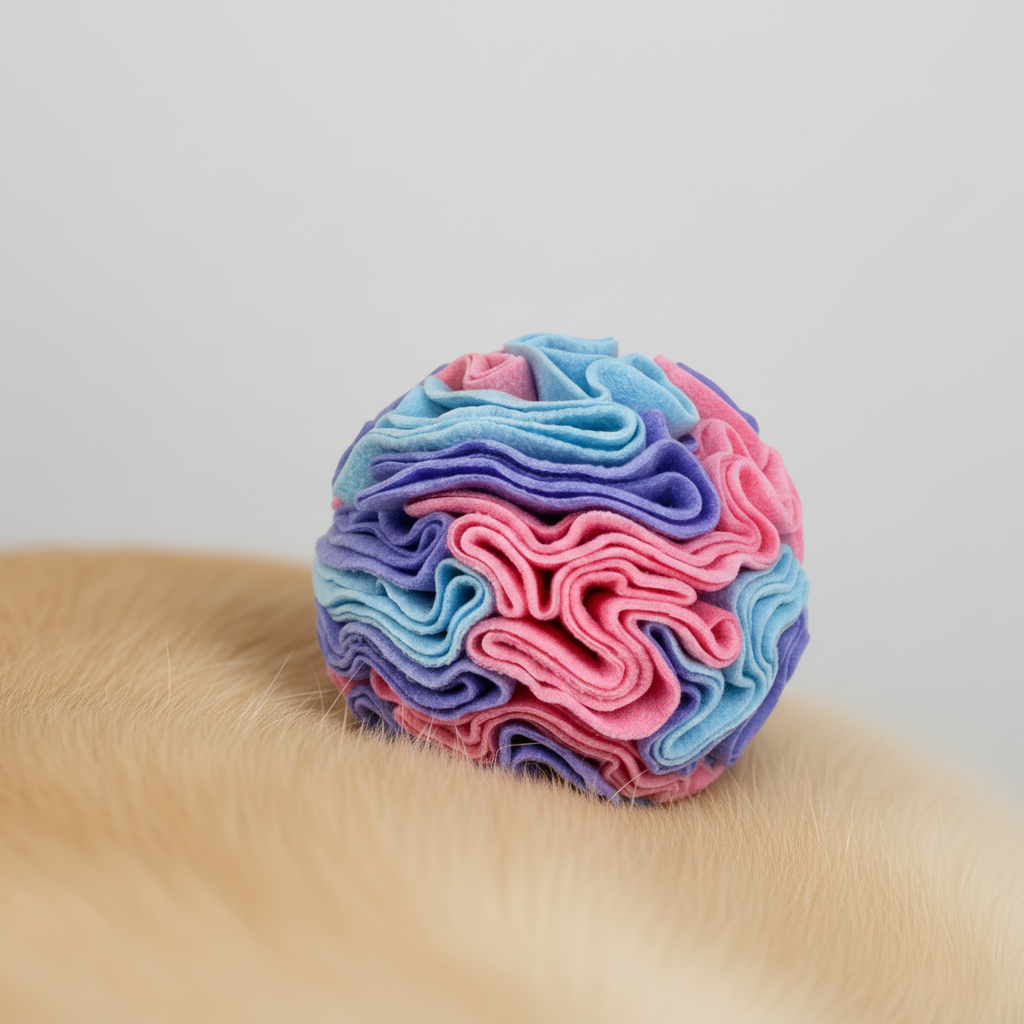 Interactive Snuffle Ball With Slow Feeding