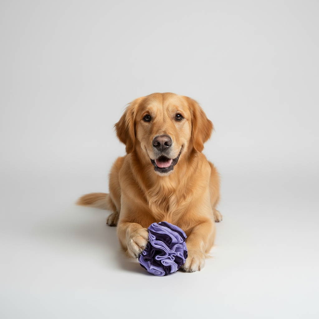Interactive Snuffle Ball With Slow Feeding