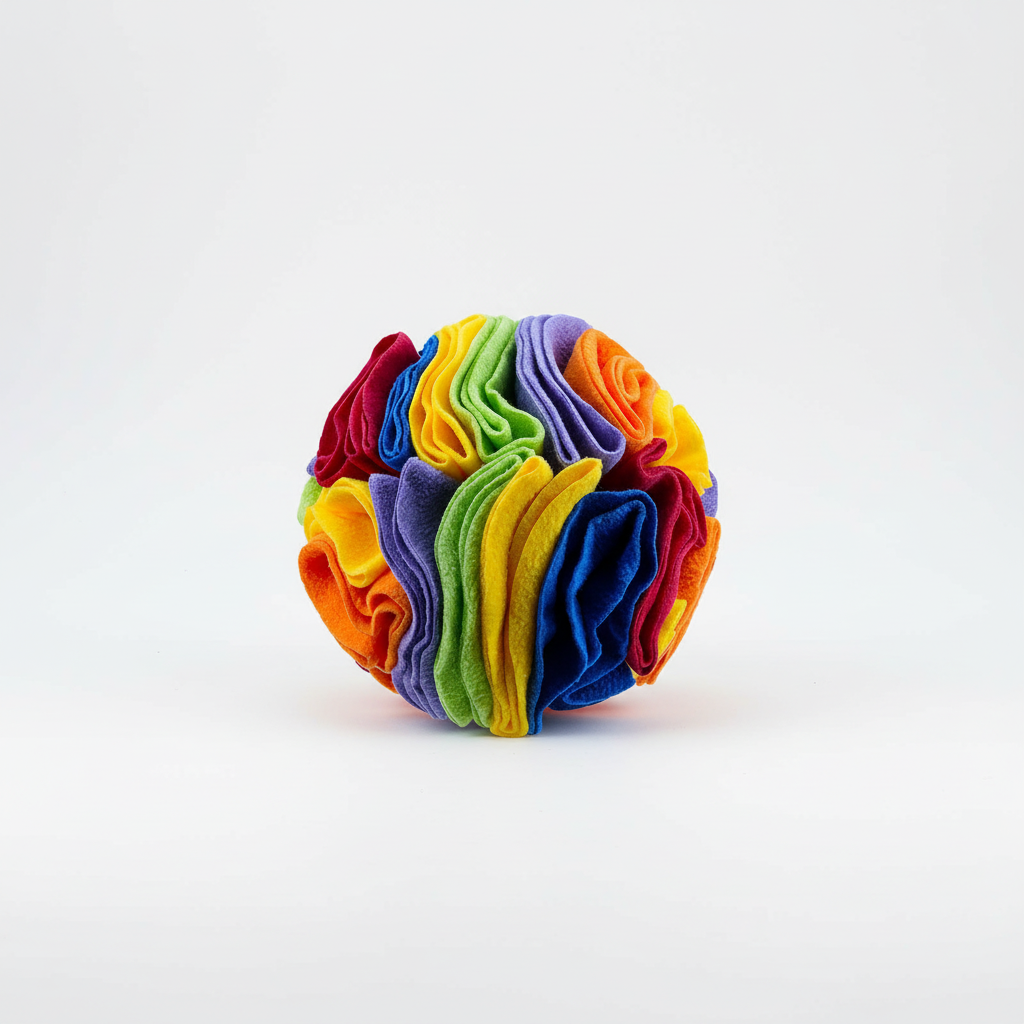 Interactive Snuffle Ball With Slow Feeding