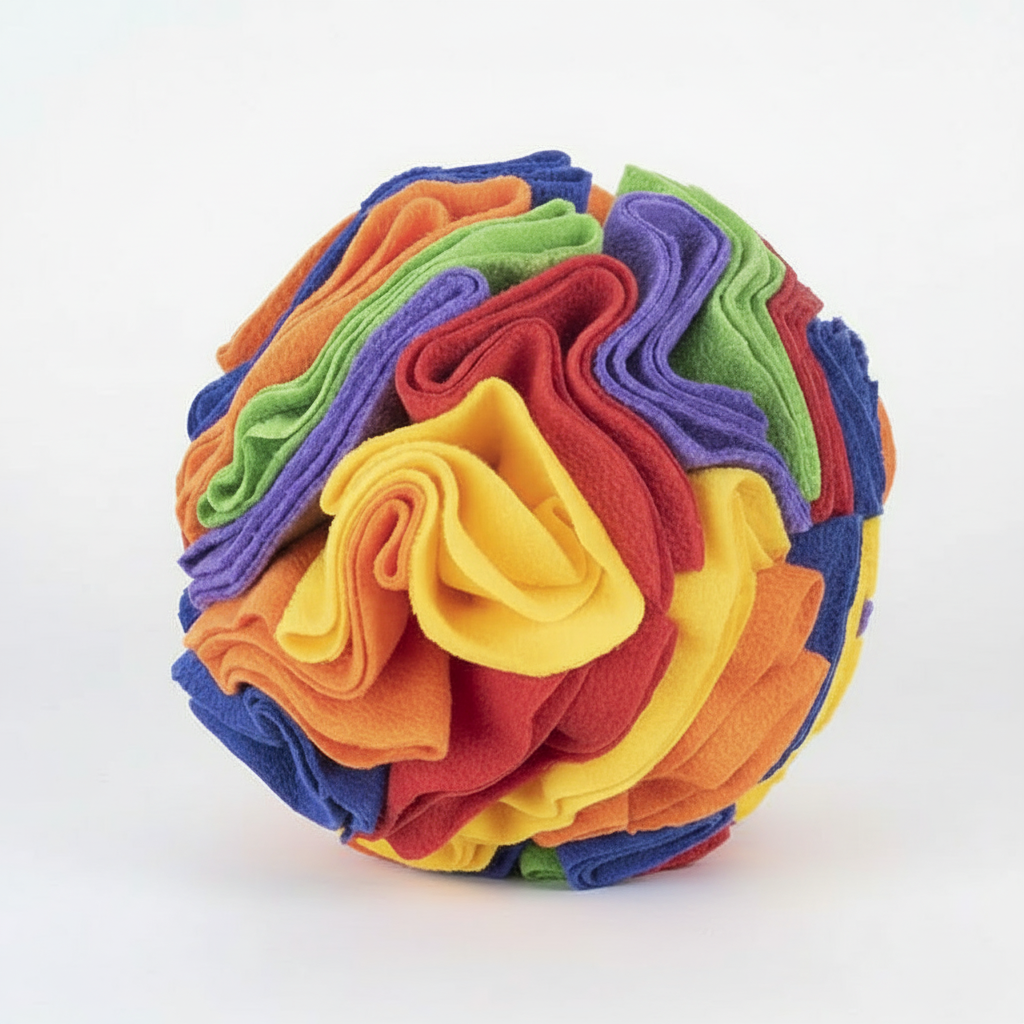 Interactive Snuffle Ball With Slow Feeding