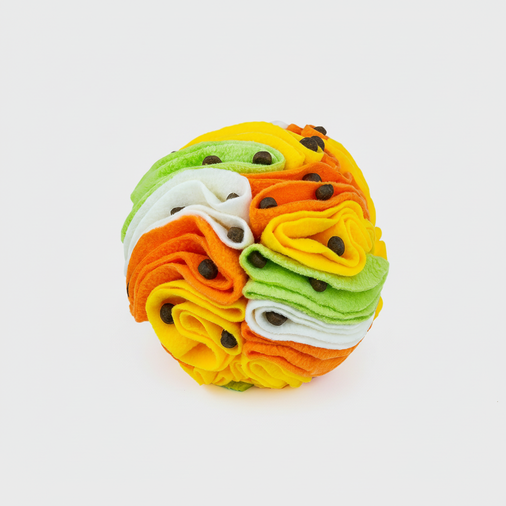 Interactive Snuffle Ball With Slow Feeding