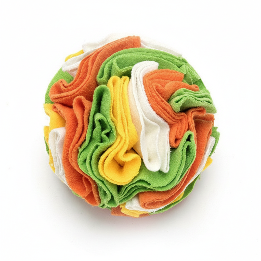 Interactive Snuffle Ball With Slow Feeding