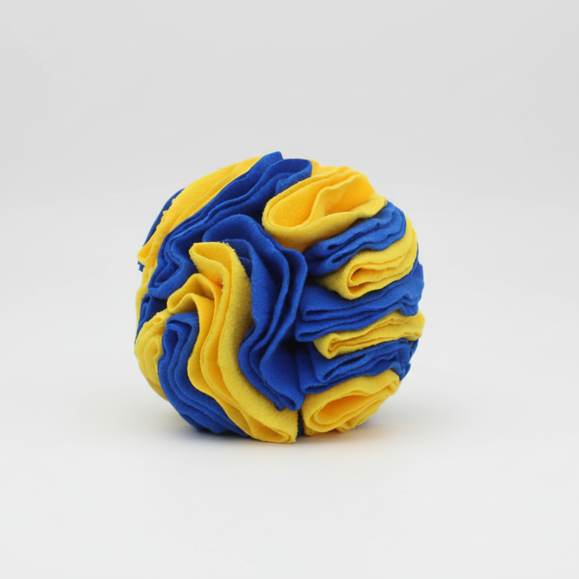 Interactive Snuffle Ball With Slow Feeding