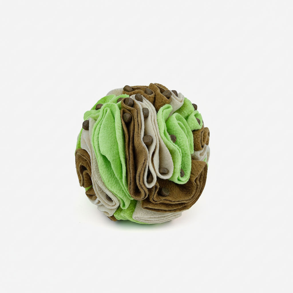 Interactive Snuffle Ball With Slow Feeding