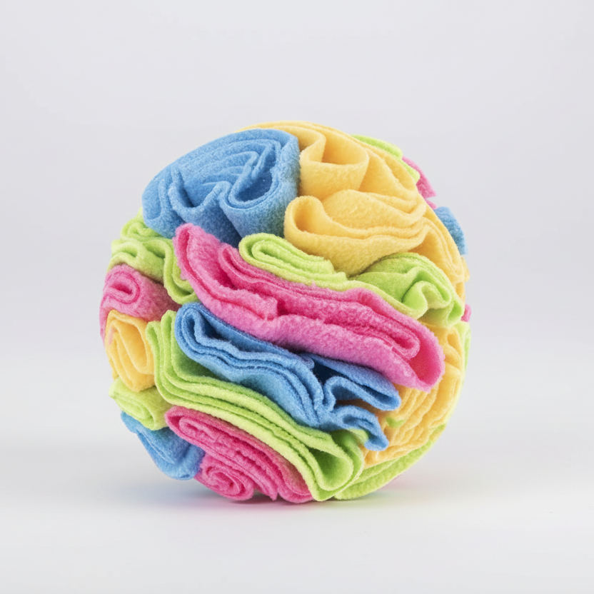 Interactive Snuffle Ball With Slow Feeding