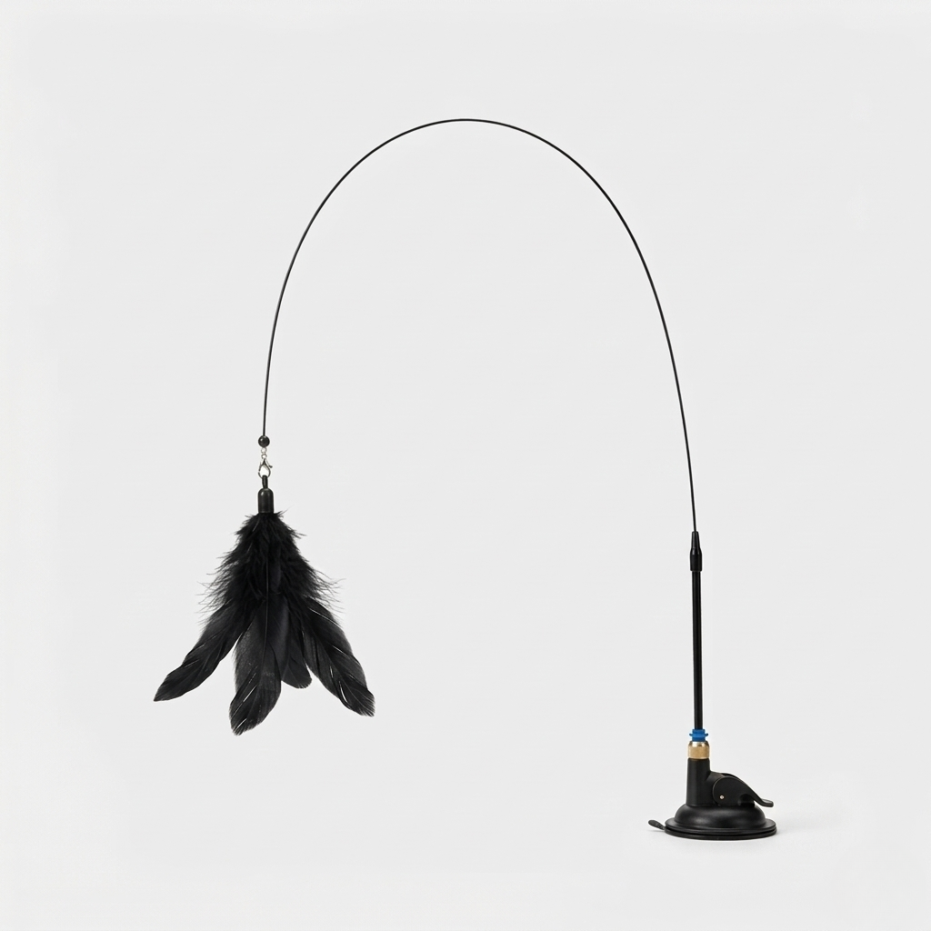 Interactive Teaser Wand With Feather Lure