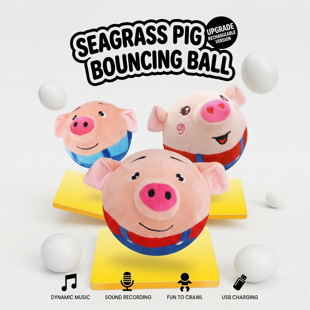 Interactive Toy Ball Pig