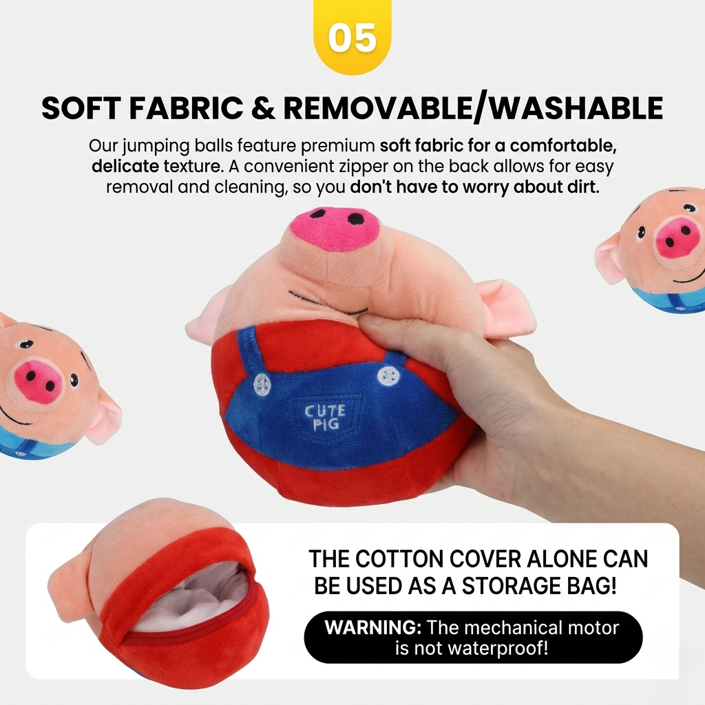 Interactive Toy Ball Pig