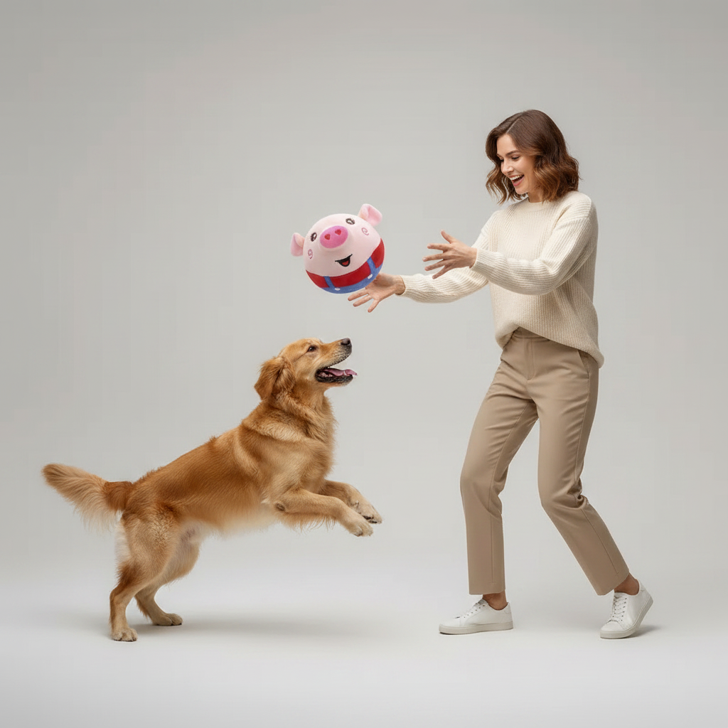 Interactive Toy Ball Pig