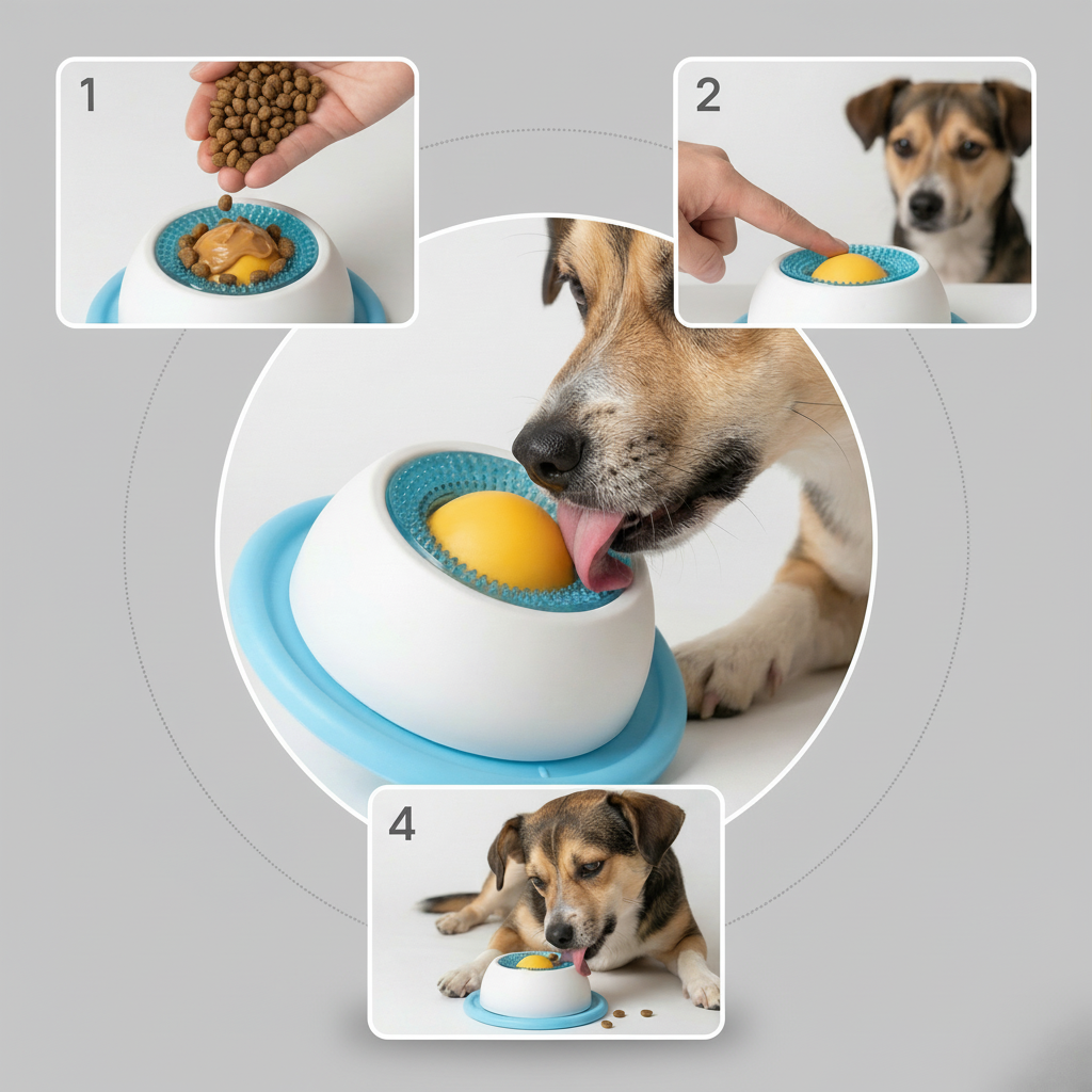 Interactive Toy With Slow Feed
