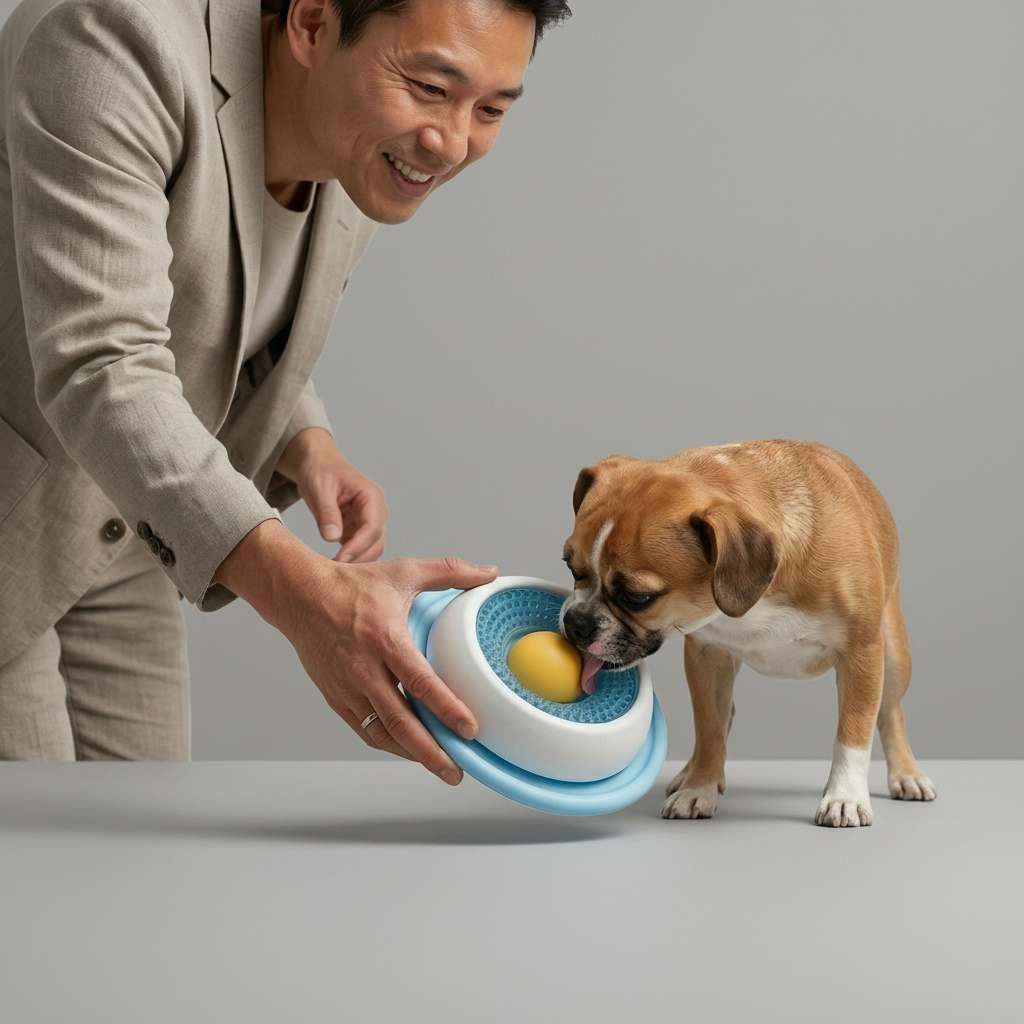 Interactive Toy With Slow Feed