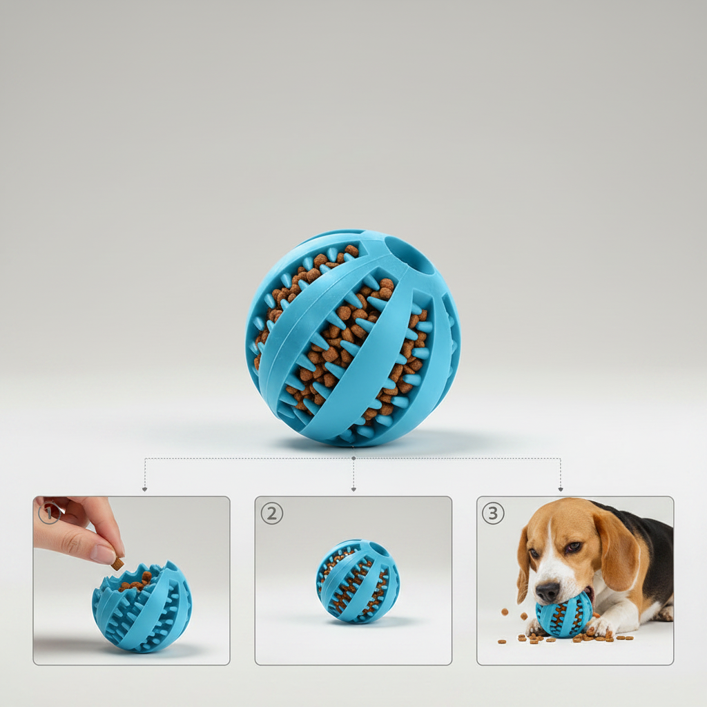 Interactive Treat Dispensing Ball