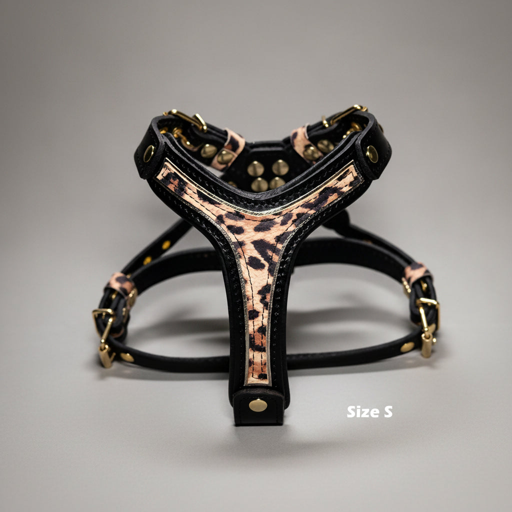Leopard Leather Harness