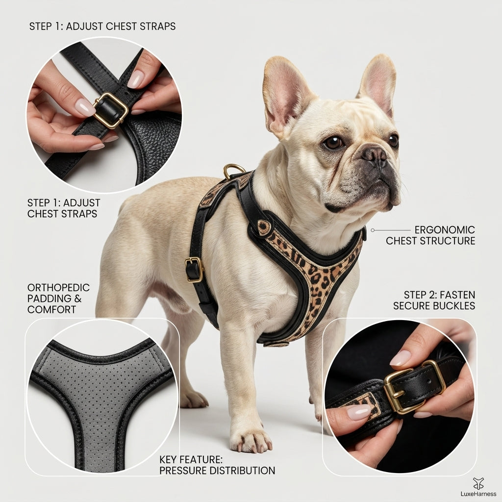 Leopard Leather Harness