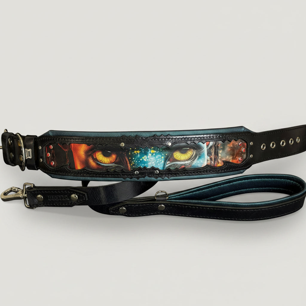 Luminous Leather Collar