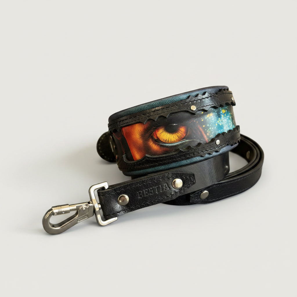 Luminous Leather Collar