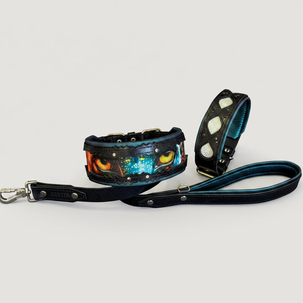 Luminous Leather Collar
