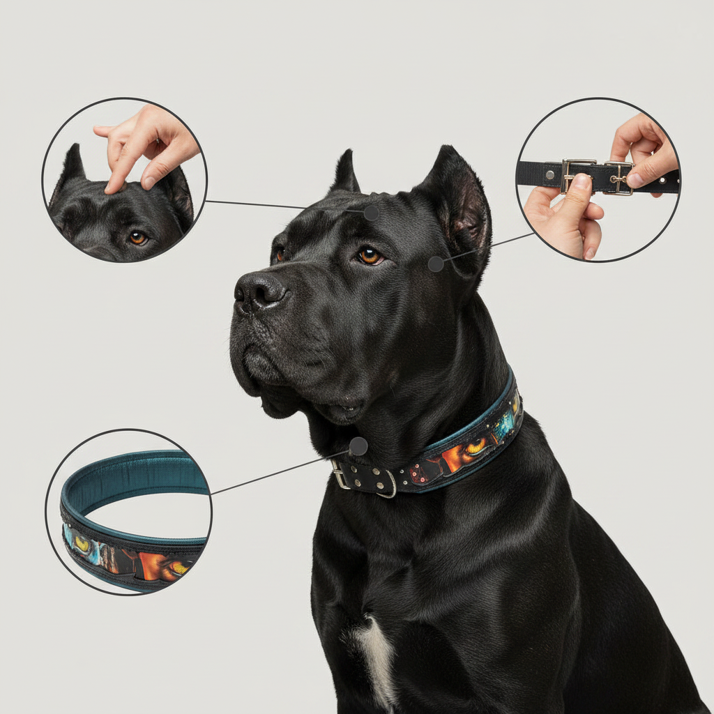 Luminous Leather Collar