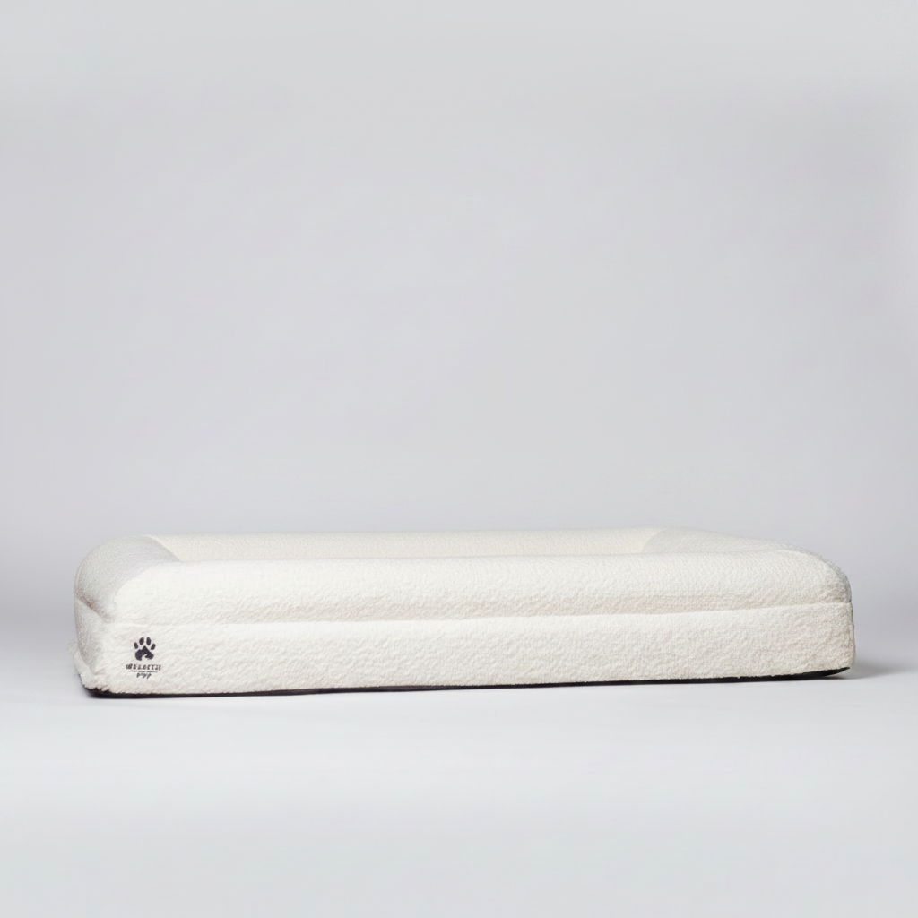 Luxury Boucle Orthopedic Dog Bed