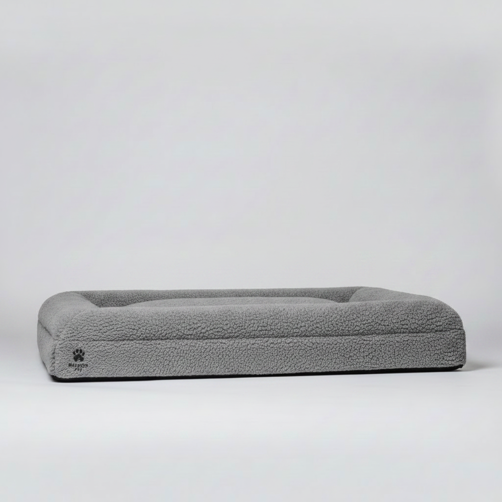 Luxury Boucle Orthopedic Dog Bed