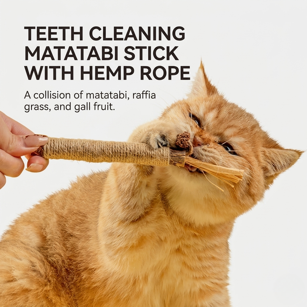 Natural Chew Stick With Silver Vine Core