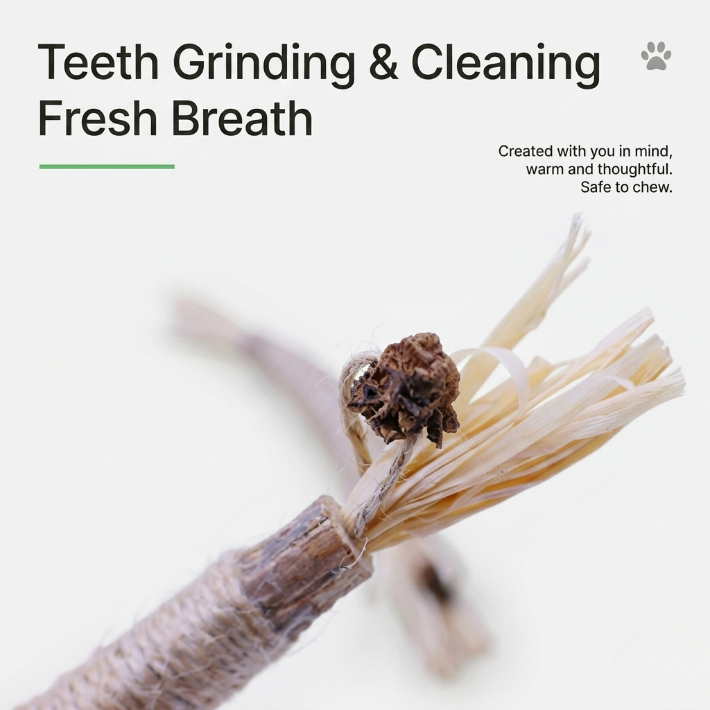 Natural Chew Stick With Silver Vine Core