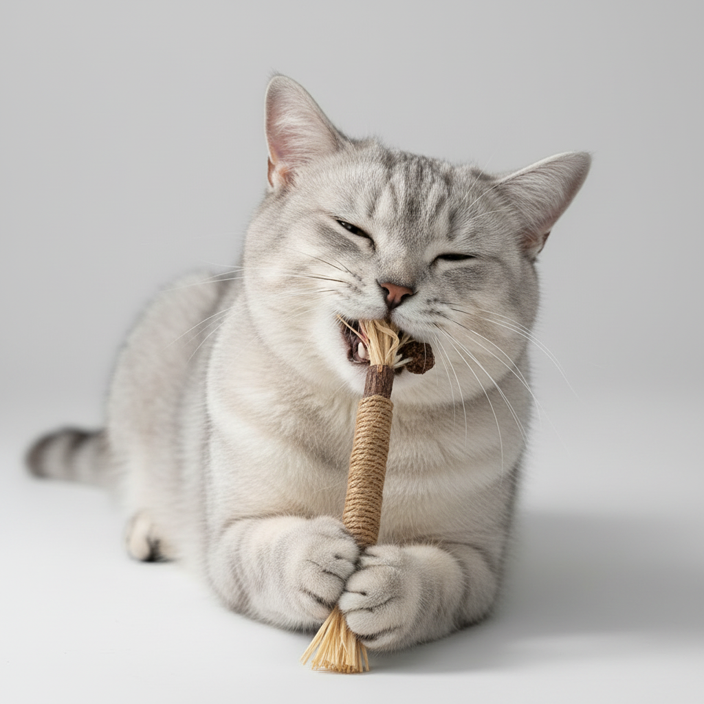 Natural Chew Stick With Silver Vine Core
