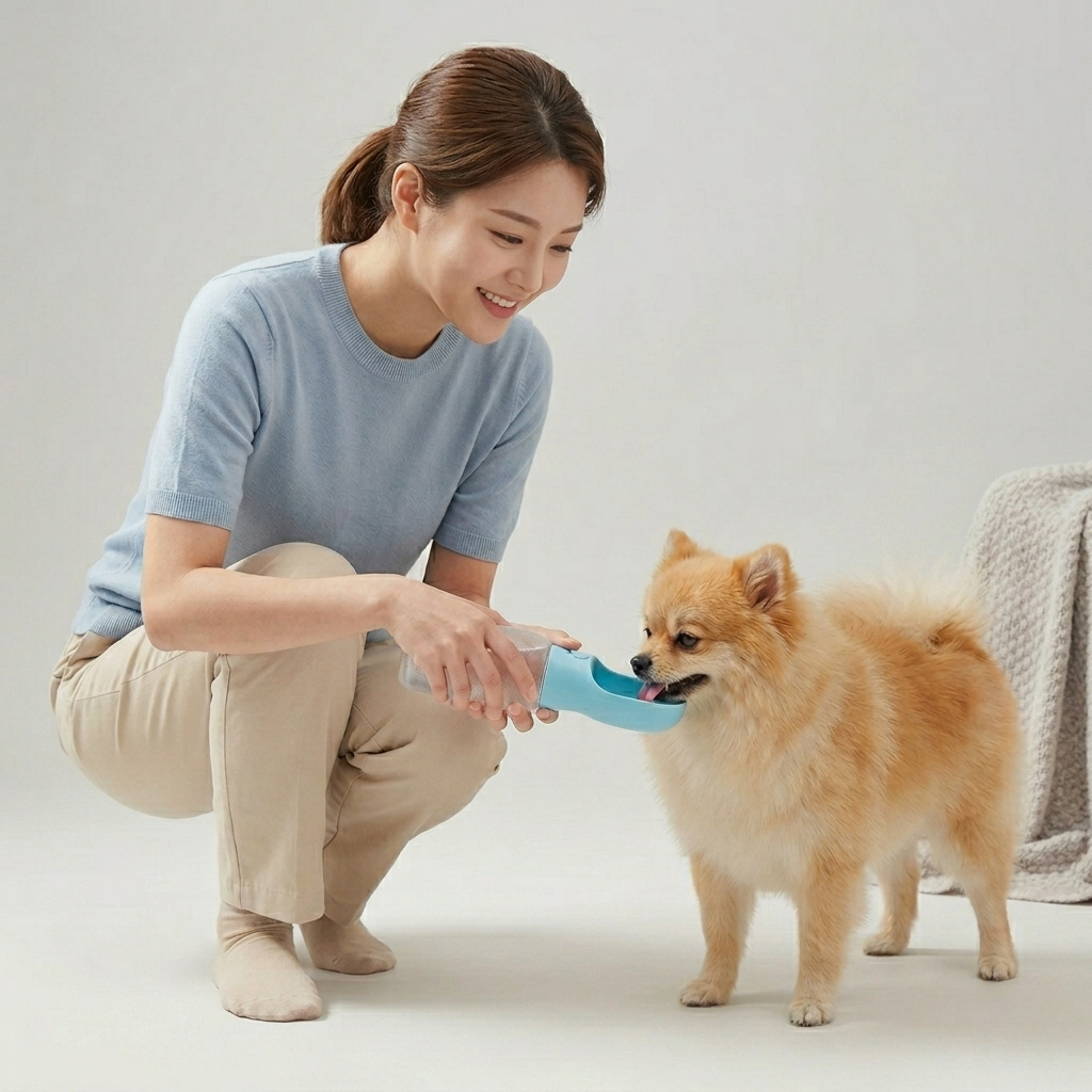 Outdoor Pet Bottle With Temperature Indicator