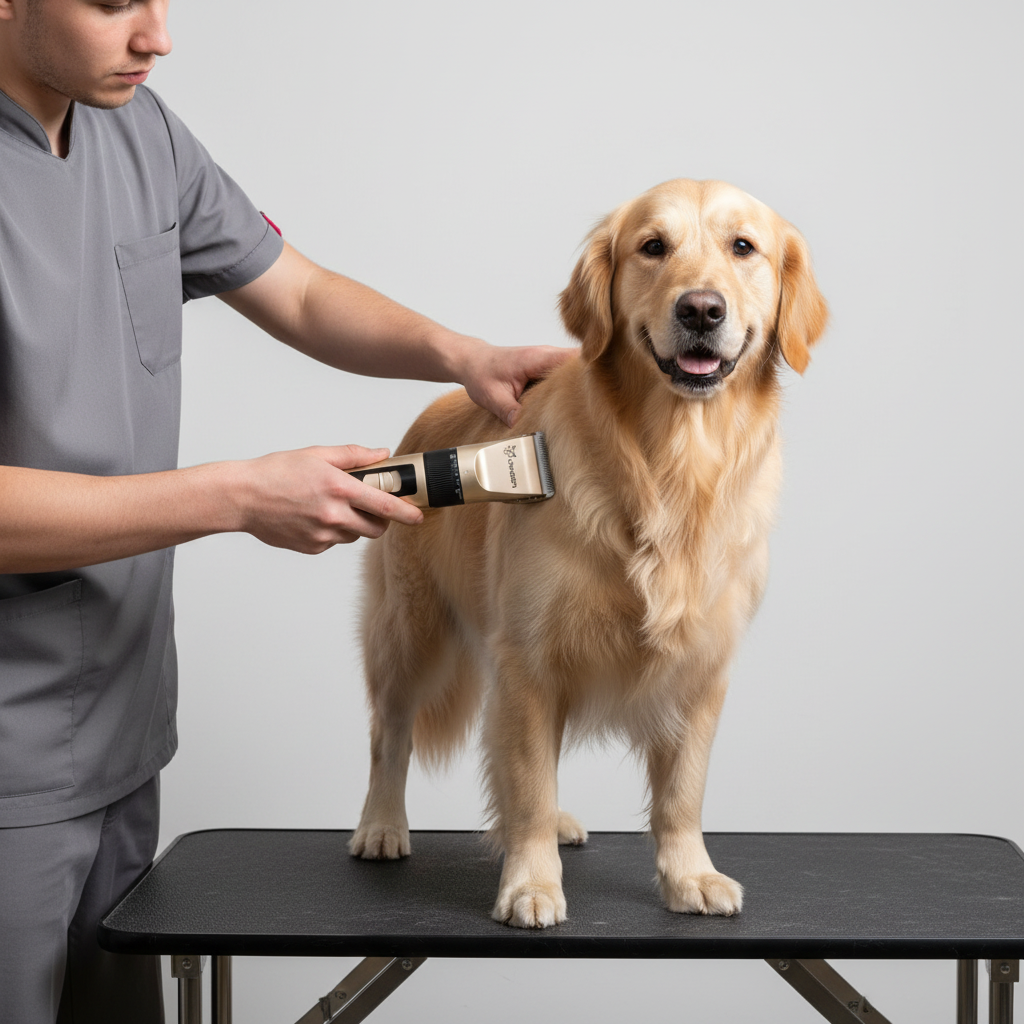 Pet Clipper With Titanium Blade