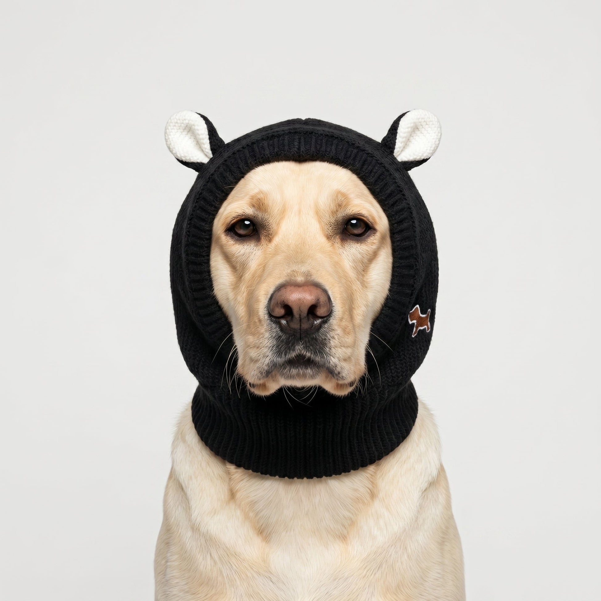 Plush Knit Rabbit Ear Hat