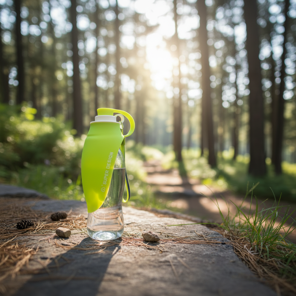Portable Pet Water Bottle One-Hand Design