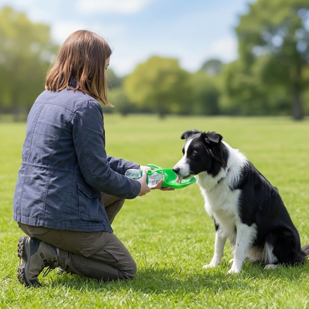 Portable Pet Water Bottle One-Hand Design