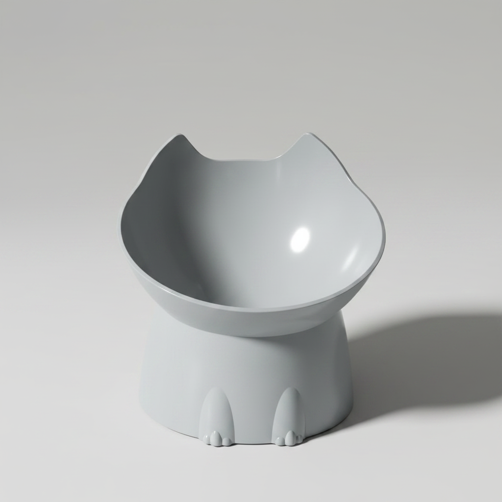 Raised Tilted Pet Bowl