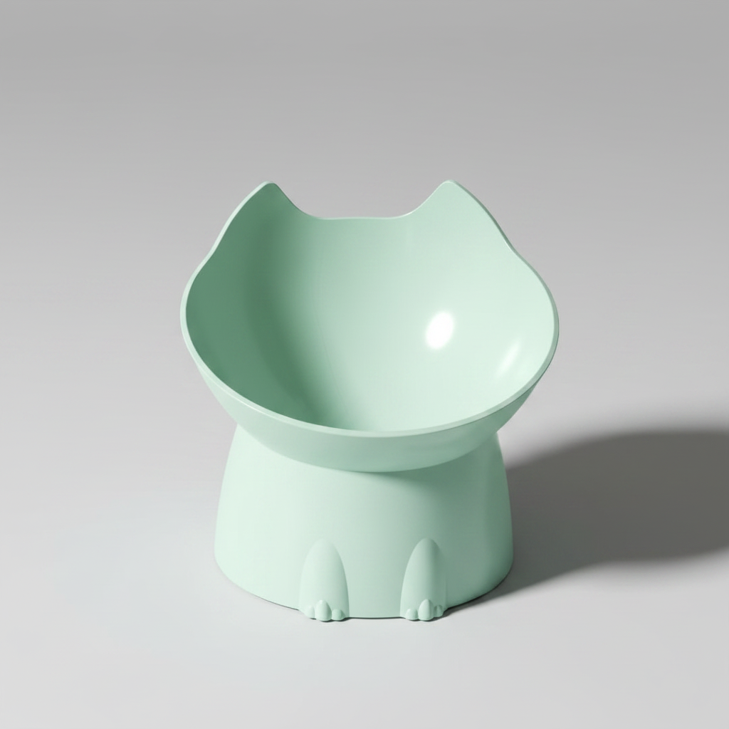 Raised Tilted Pet Bowl