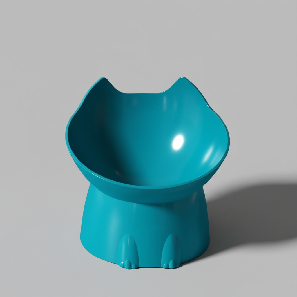 Raised Tilted Pet Bowl