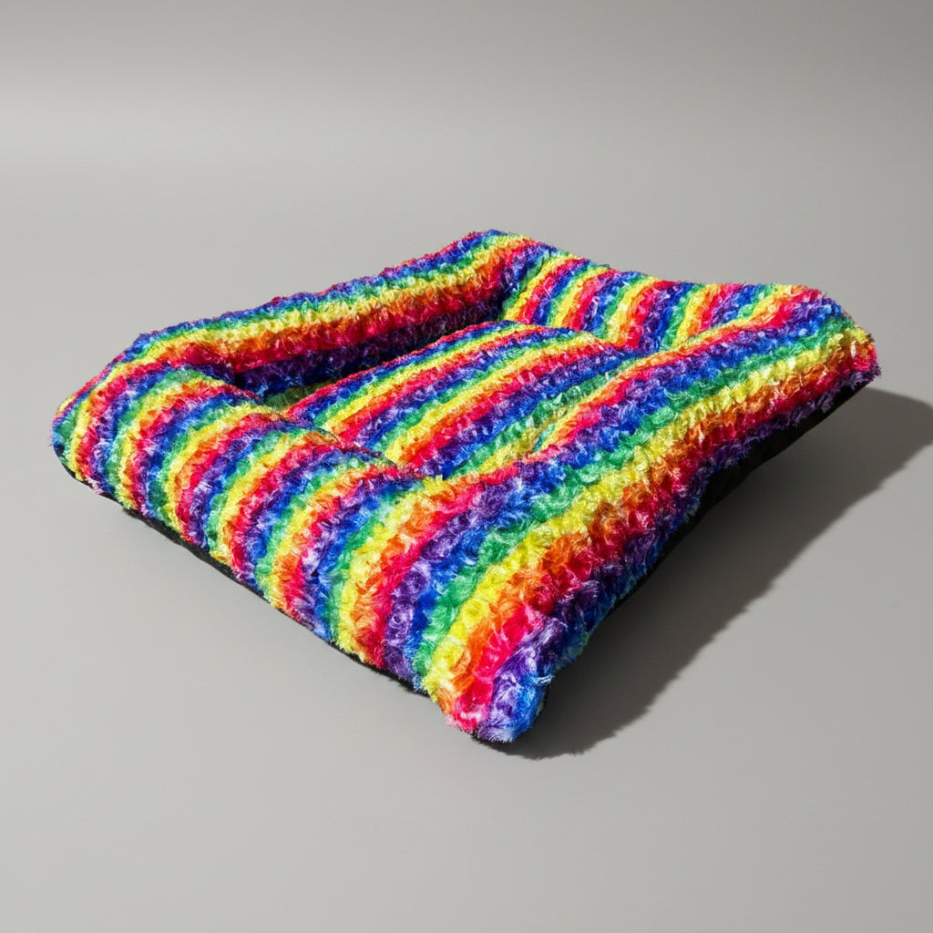 Rectangle Bolstered Dog Bed With Nest-Like Design