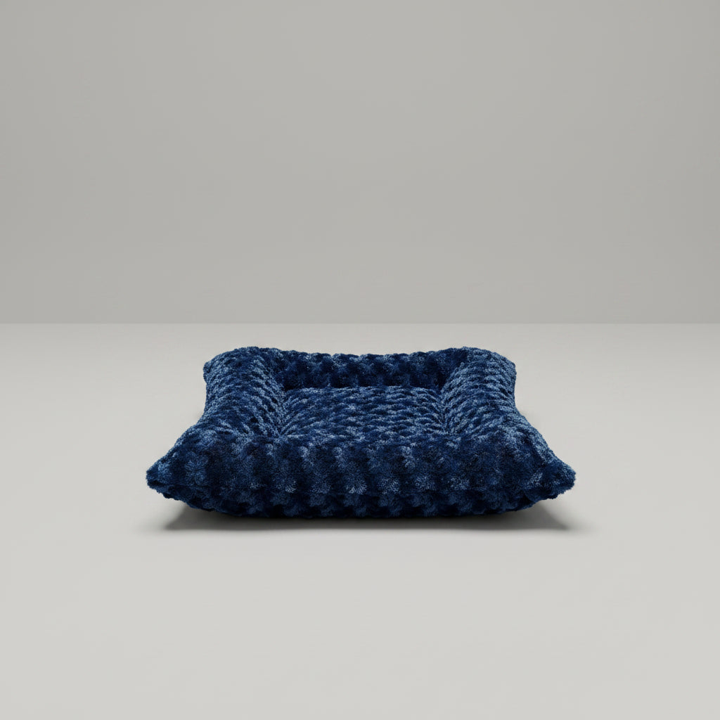 Rectangle Bolstered Dog Bed With Nest-Like Design