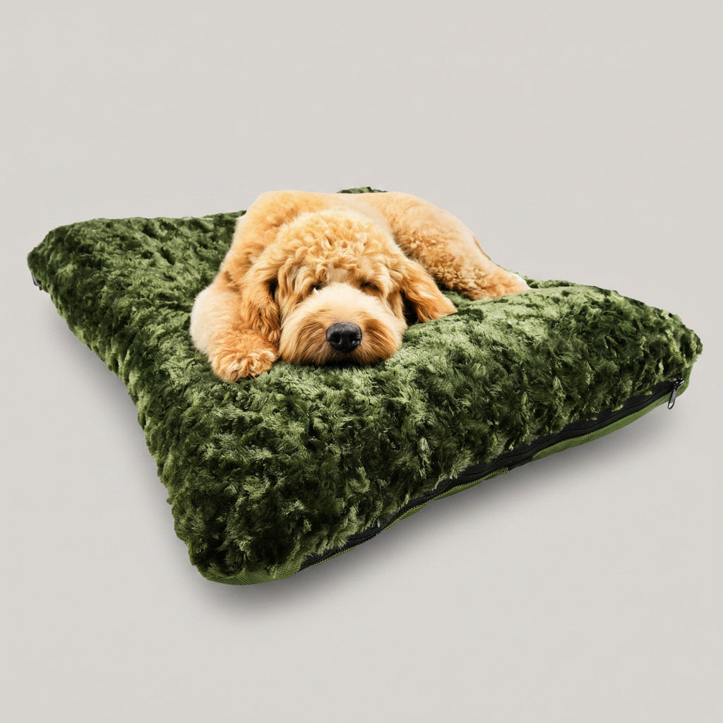 Rectangle Bolstered Dog Bed With Nest-Like Design