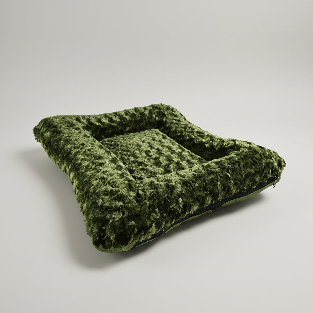Rectangle Bolstered Dog Bed With Nest-Like Design