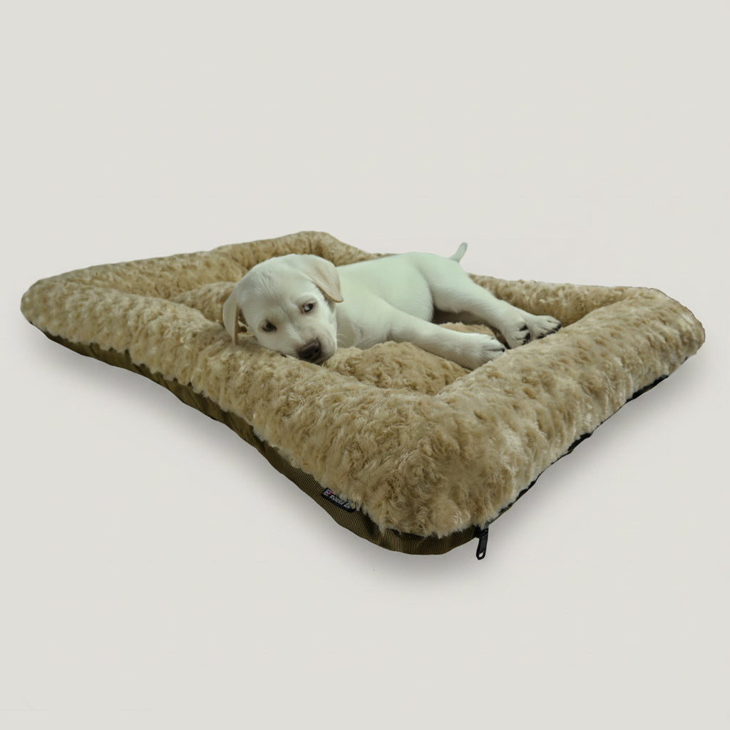 Rectangle Bolstered Dog Bed With Nest-Like Design