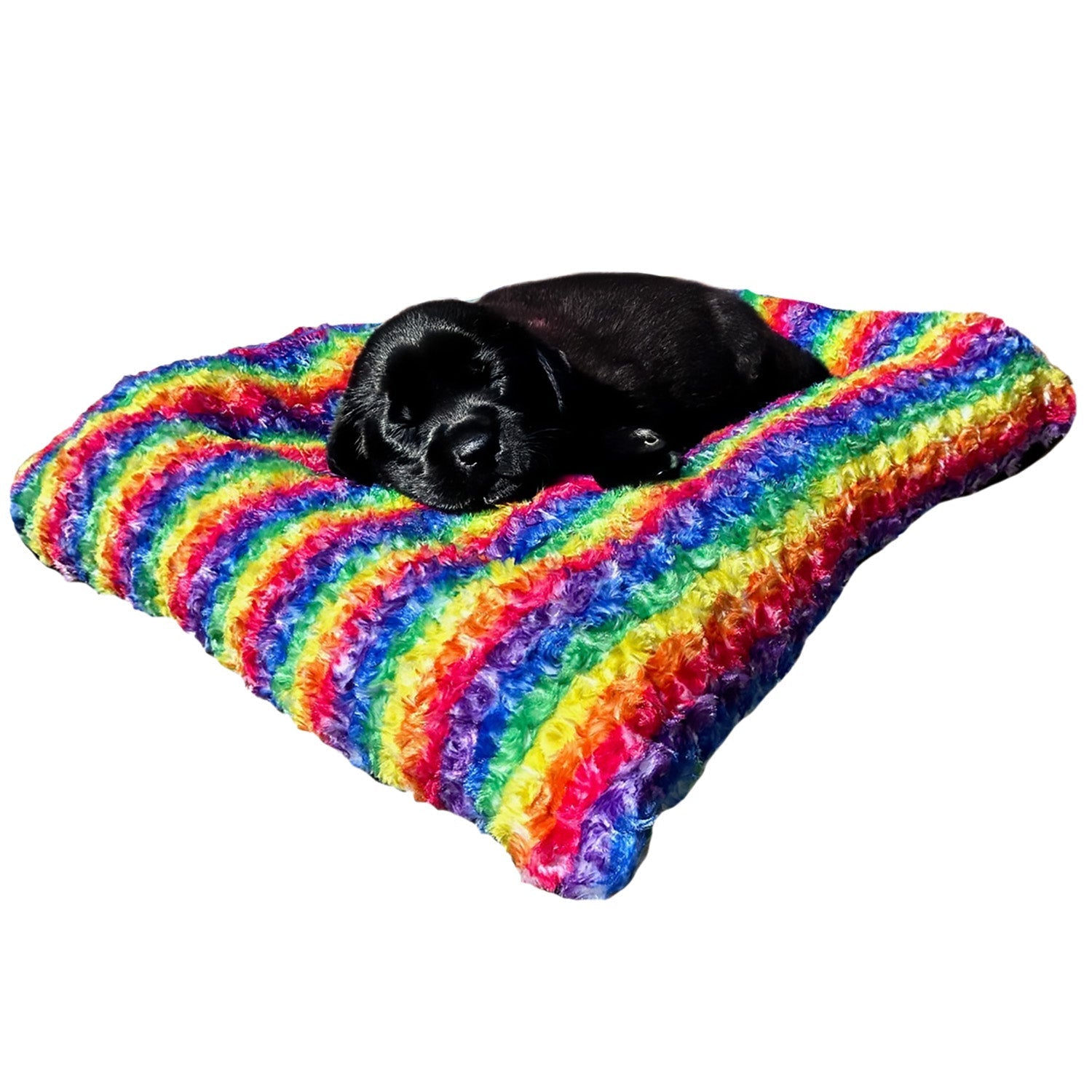 Rectangle Bolstered Dog Bed With Nest-Like Design