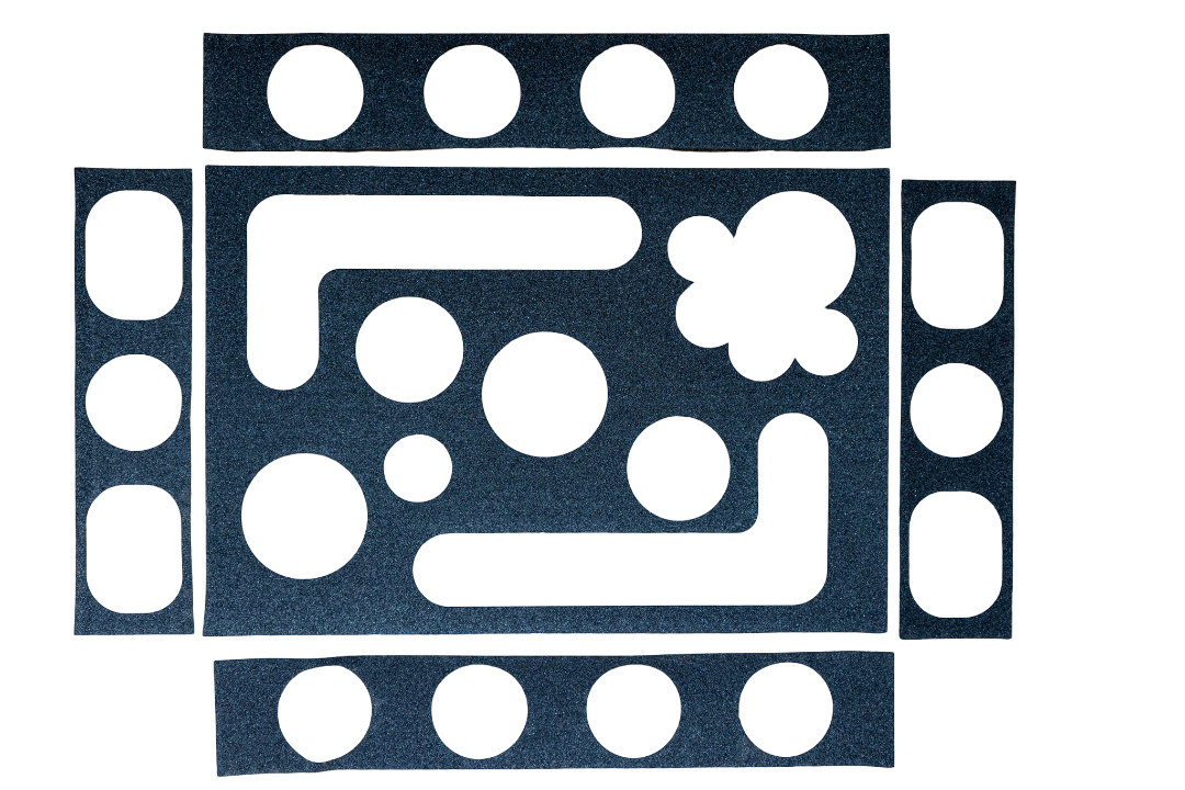 Replacement Nail File Paper With Peel-And-Stick