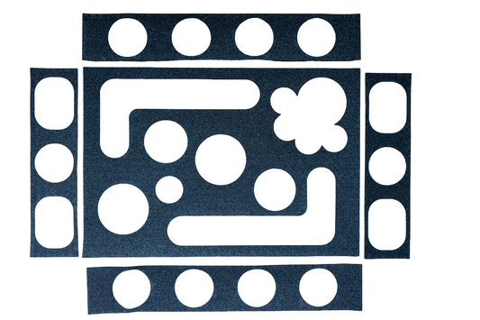 Replacement Nail File Paper With Peel-And-Stick