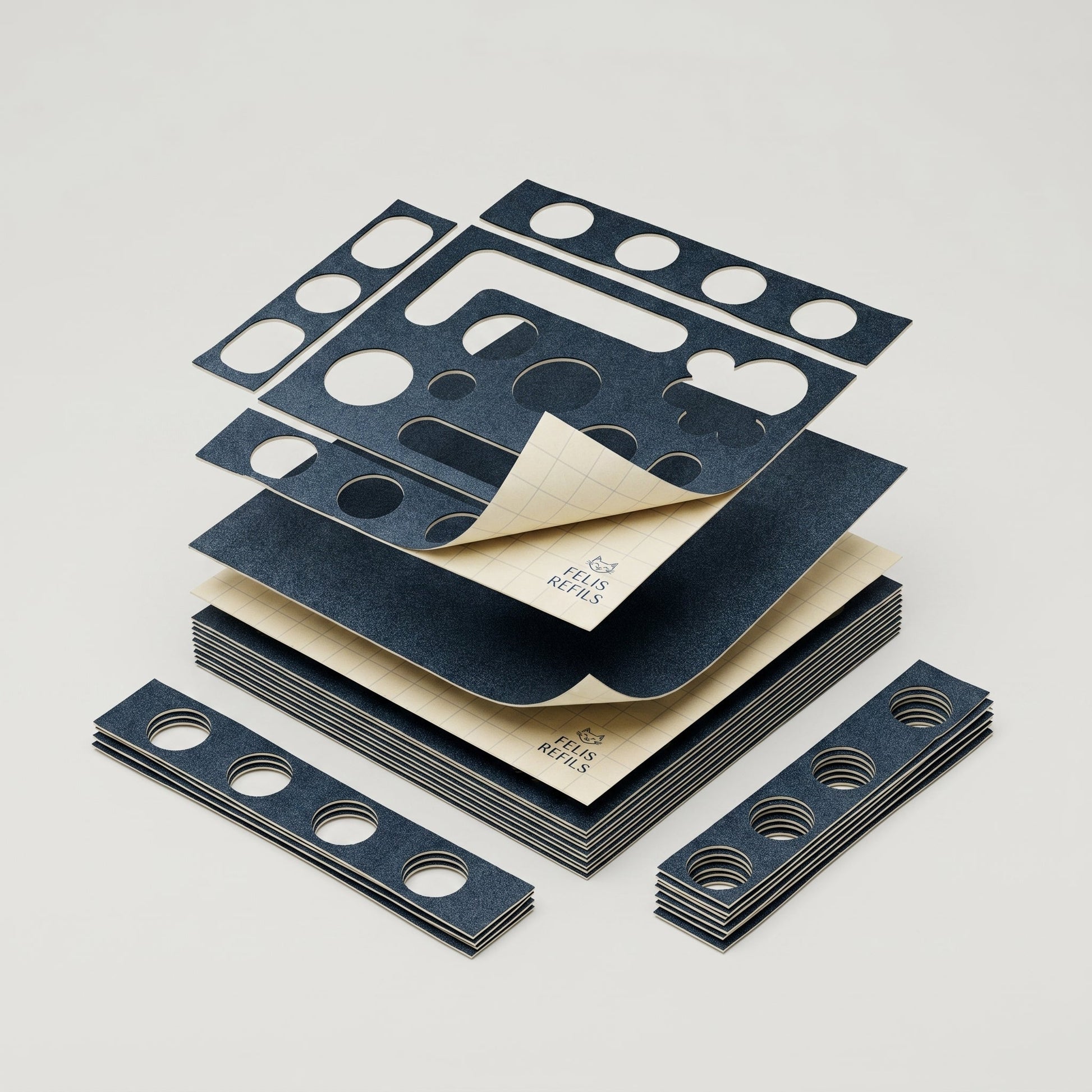 Replacement Nail File Paper With Peel-And-Stick