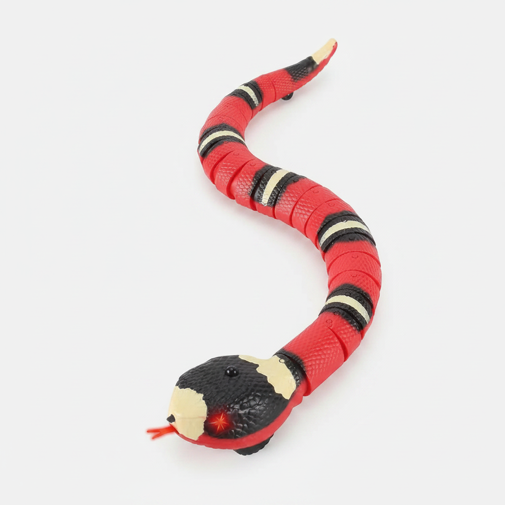 Robotic Snake Cat Toy Touch-Activated