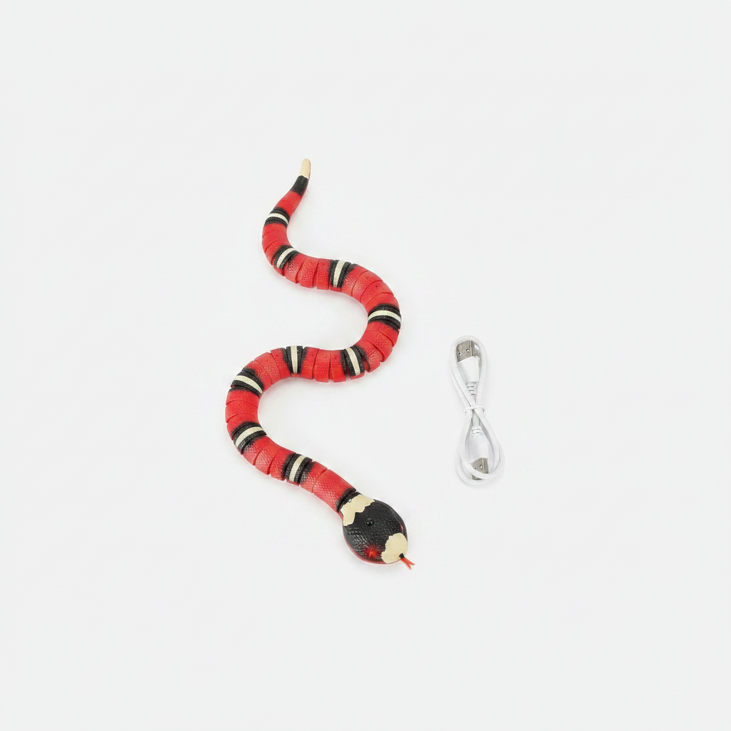 Robotic Snake Cat Toy Touch-Activated
