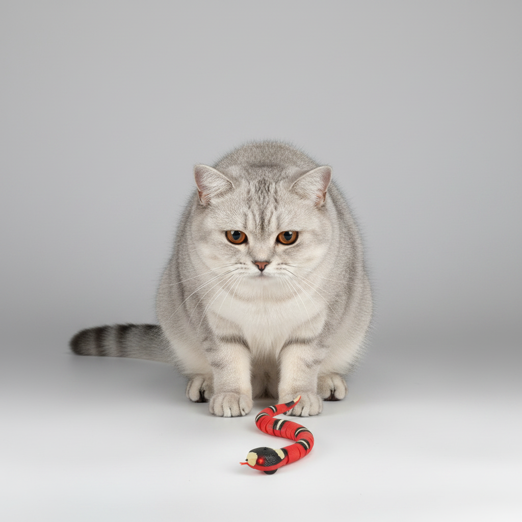 Robotic Snake Cat Toy Touch-Activated