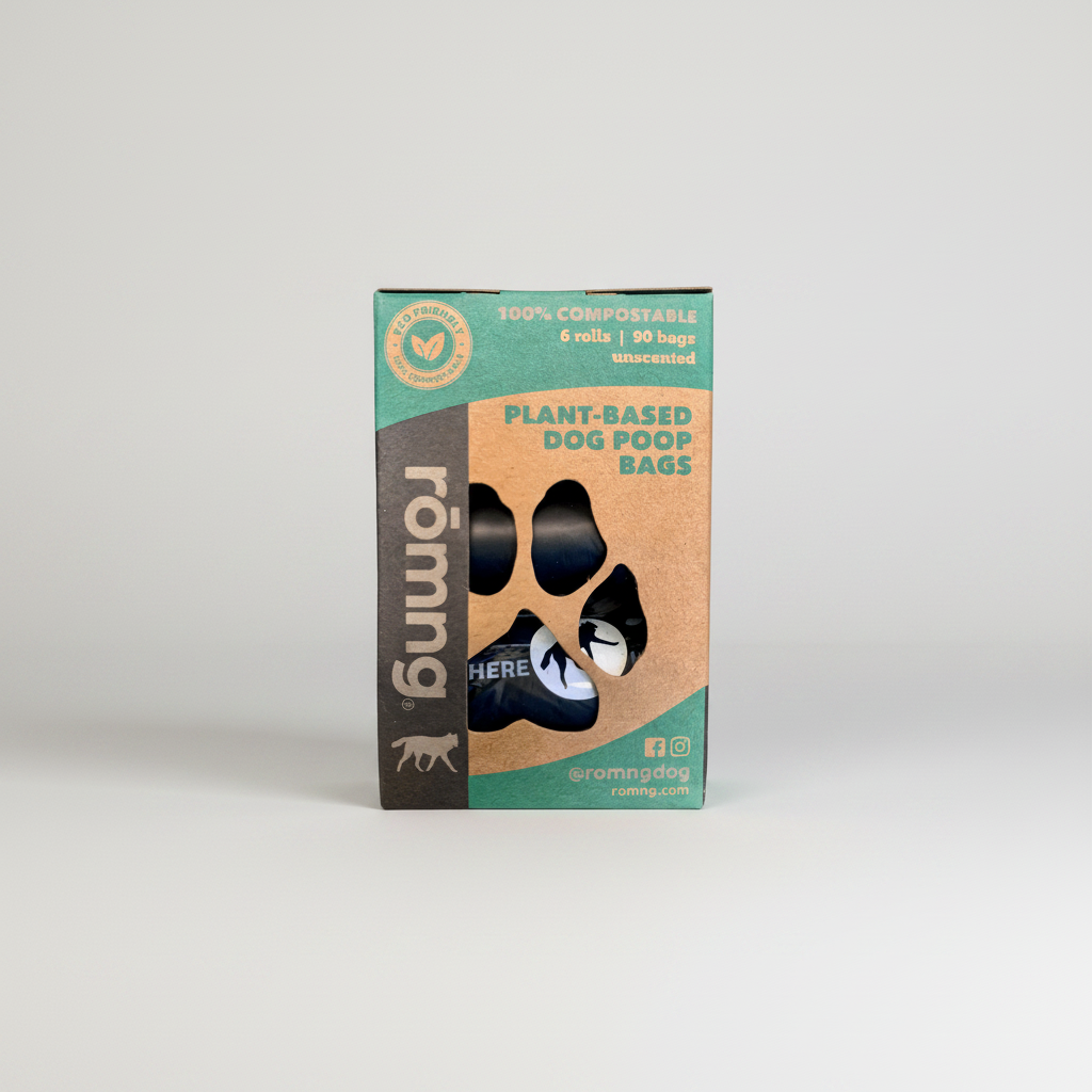 Sleek Dispenser With Compostable Bags